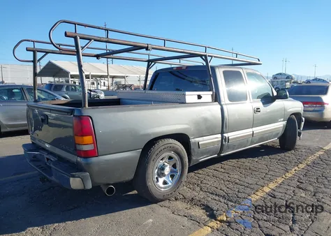 2002 Chevrolet Silverado 1500 Ls из США, поврежденный, VIN 2GCEC19T221179732